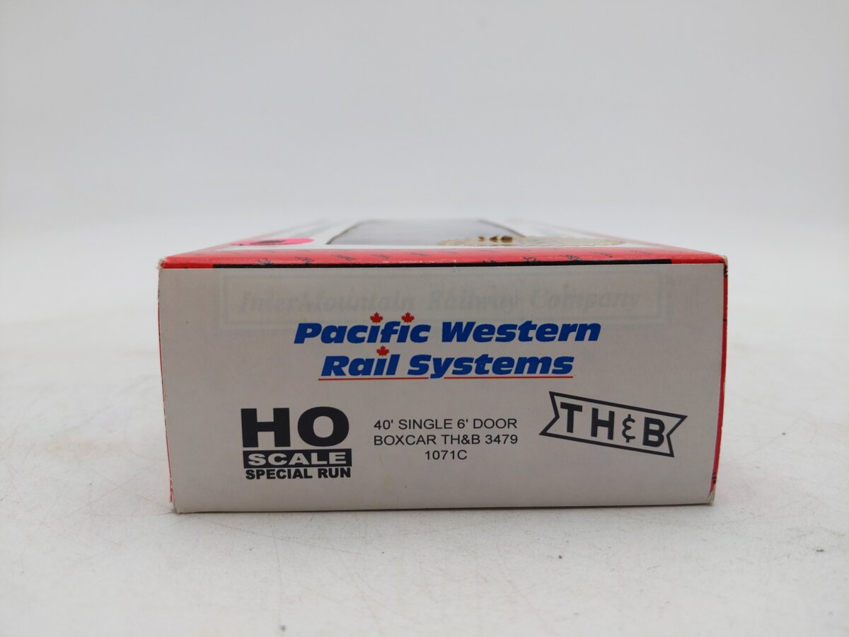 InterMountain 1071C HO Scale TH&B 40' Single 6' Door Boxcar LN/Box