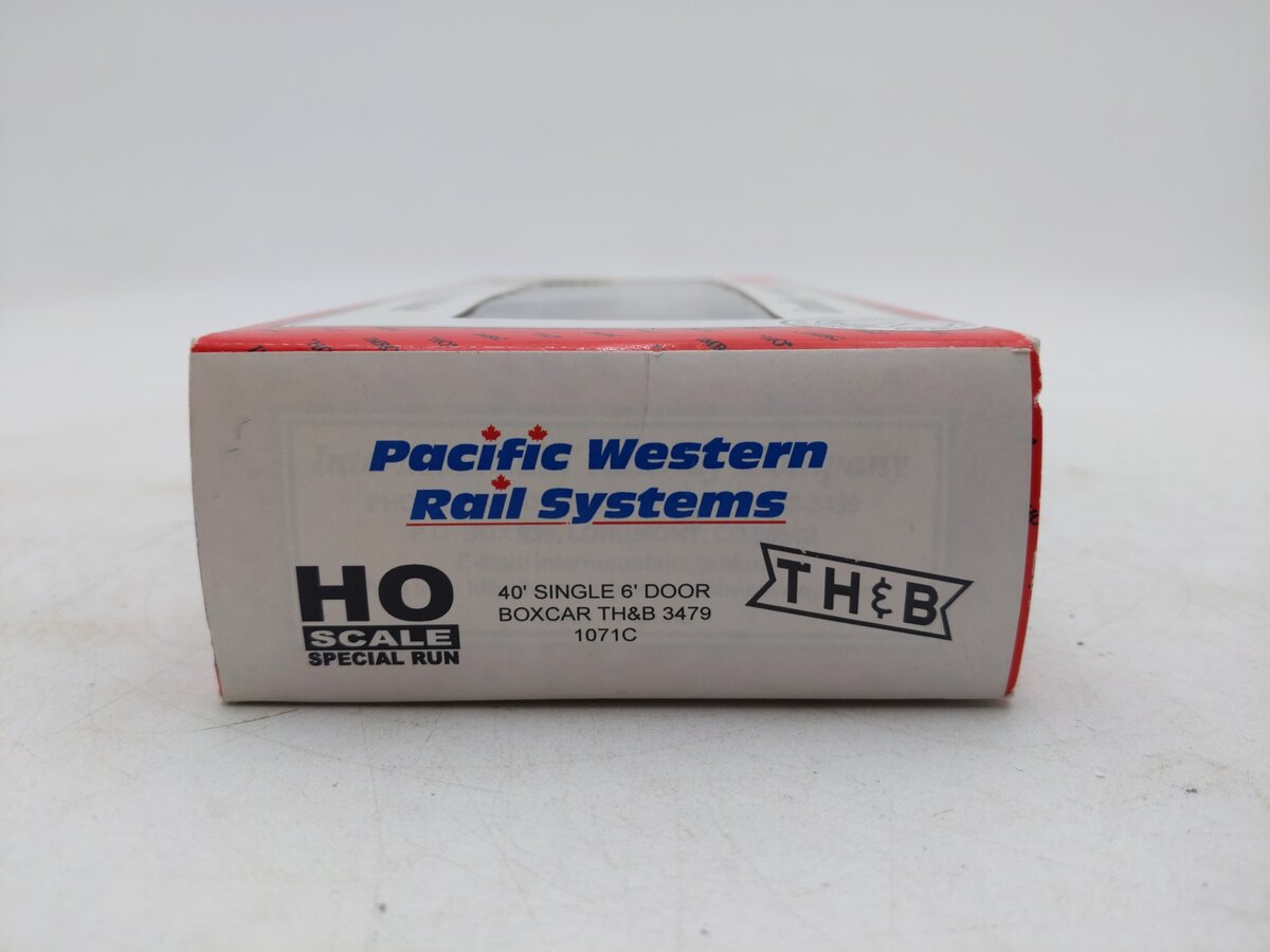 InterMountain 1071C HO Scale TH&B 40' Single 6' Door Boxcar LN/Box