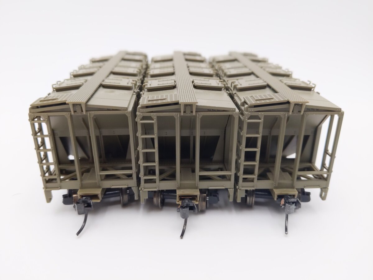 Kato 38-0103 HO St. Louis South Western ACF 70 Ton Covered Hopper Kit (Set of 3) EX/Box