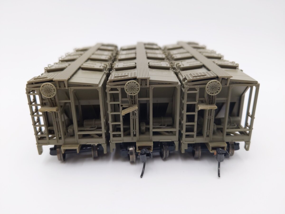 Kato 38-0103 HO St. Louis South Western ACF 70 Ton Covered Hopper Kit (Set of 3) EX/Box