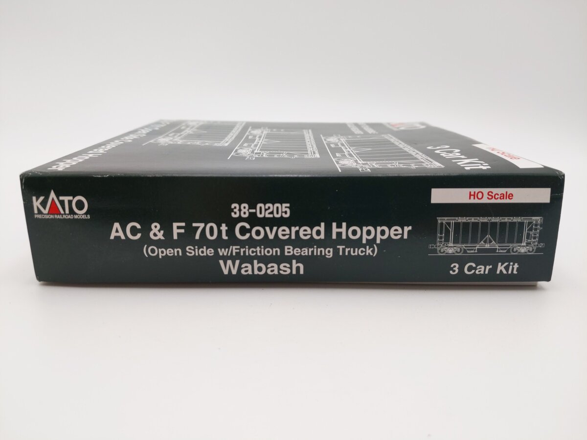 Kato 38-0205 Wabash ACF Hopper Car Set (3) EX/Box