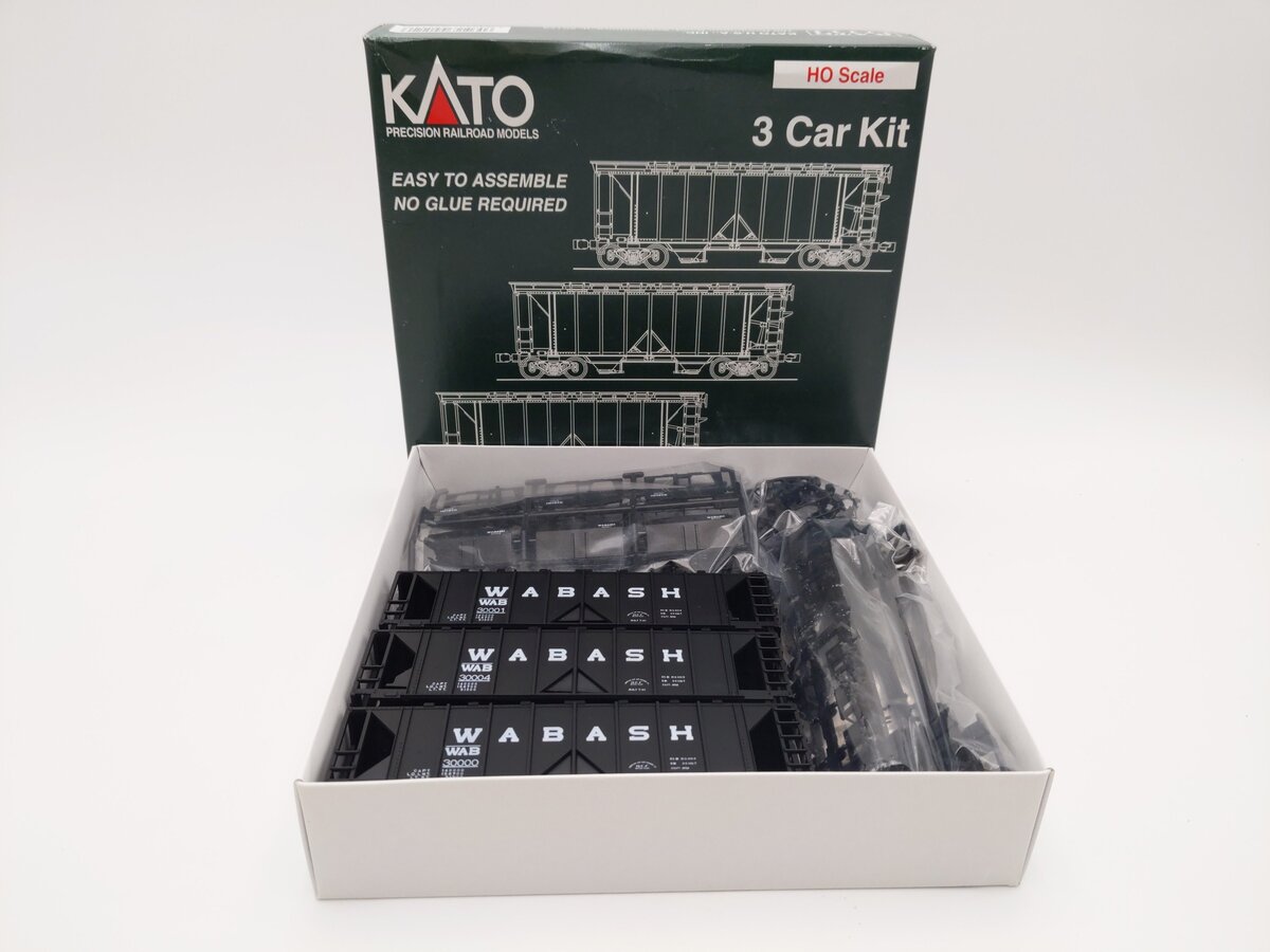 Kato 38-0205 Wabash ACF Hopper Car Set (3) EX/Box