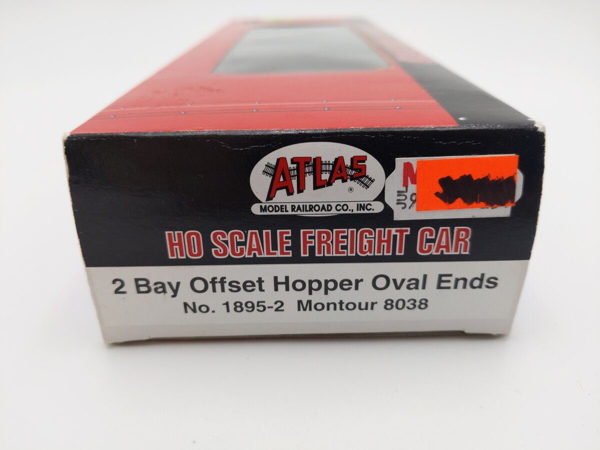 Atlas 1895-2 HO Montour 2-Bay Offset Hopper EX/Box