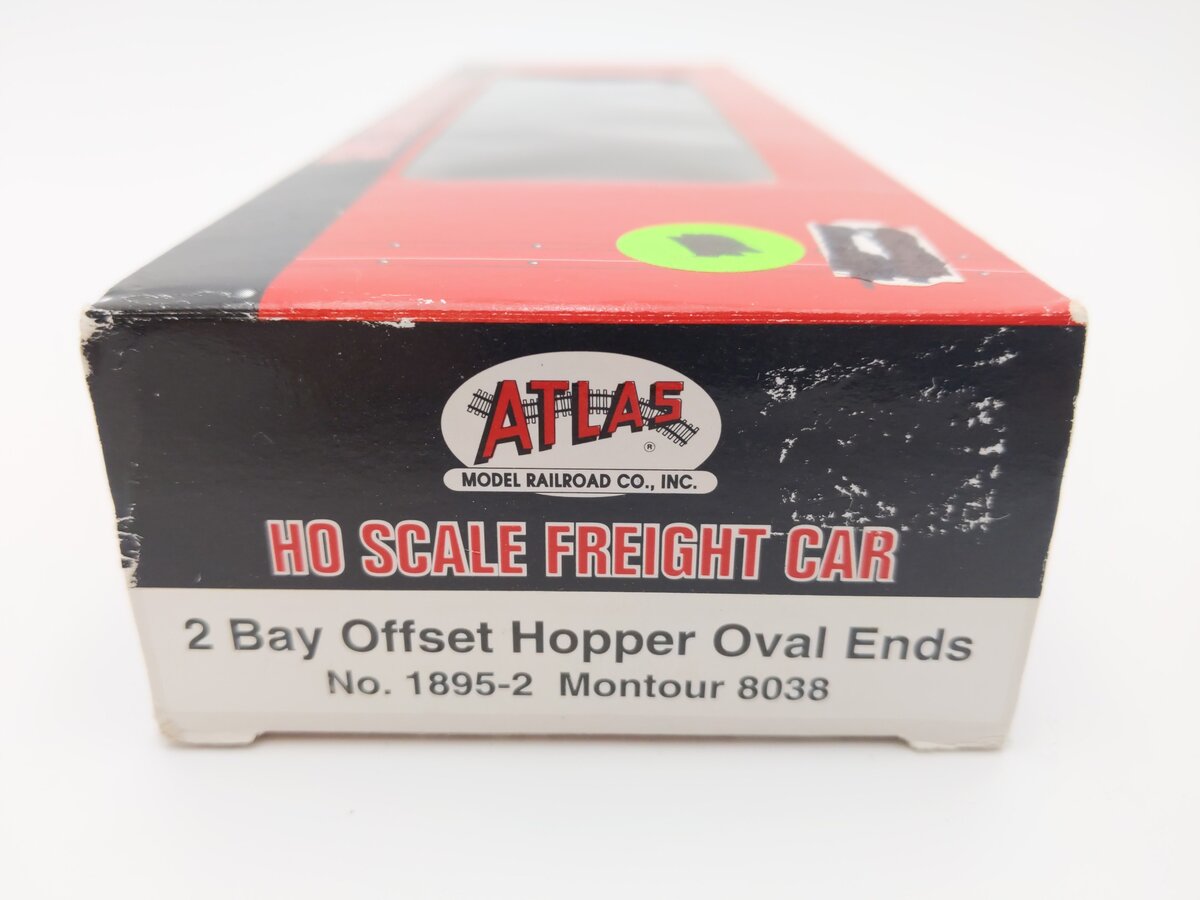 Atlas 1895-2 HO Montour 2-Bay Offset Hopper EX/Box