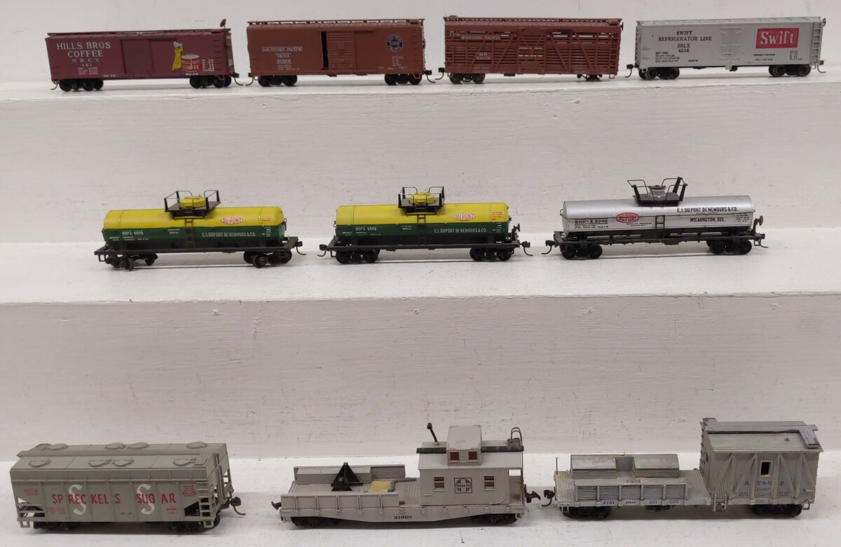 Bachmann & Other HO Assorted Freight Cars [10] VG