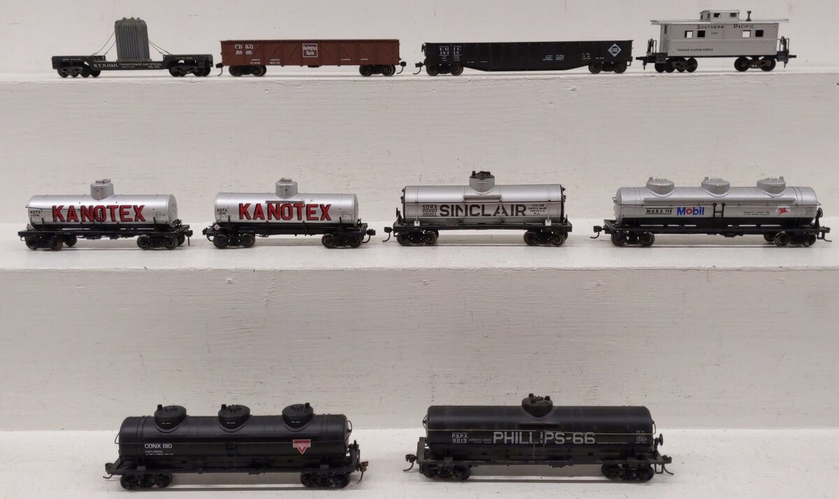 Bachmann & Other HO Scale Assorted Freight Cars [10] VG
