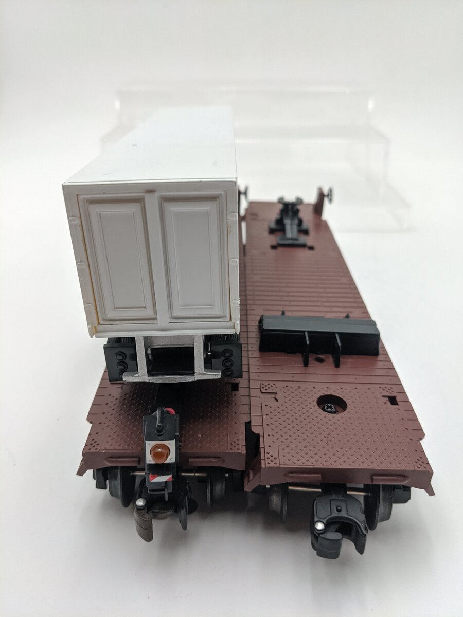 Lionel 6-36026 O Gauge TrailerTrain Flatcars with JB Hunt Trailers (Set of 2) EX