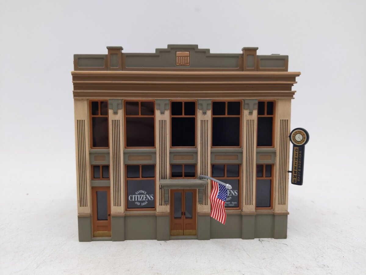 Woodland Scenics BR5033 HO Built-&-Ready Citizens Savings and Loan Building EX