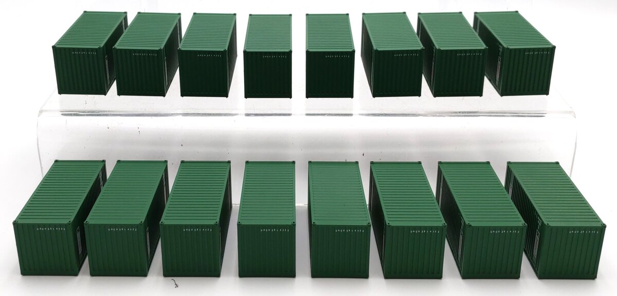 Walthers 933-1769 HO Scale Plastic 20' Container - UASC [16] EX