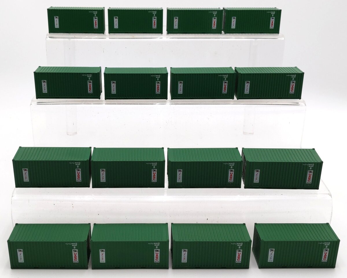 Walthers 933-1769 HO Scale Plastic 20' Container - UASC [16] EX
