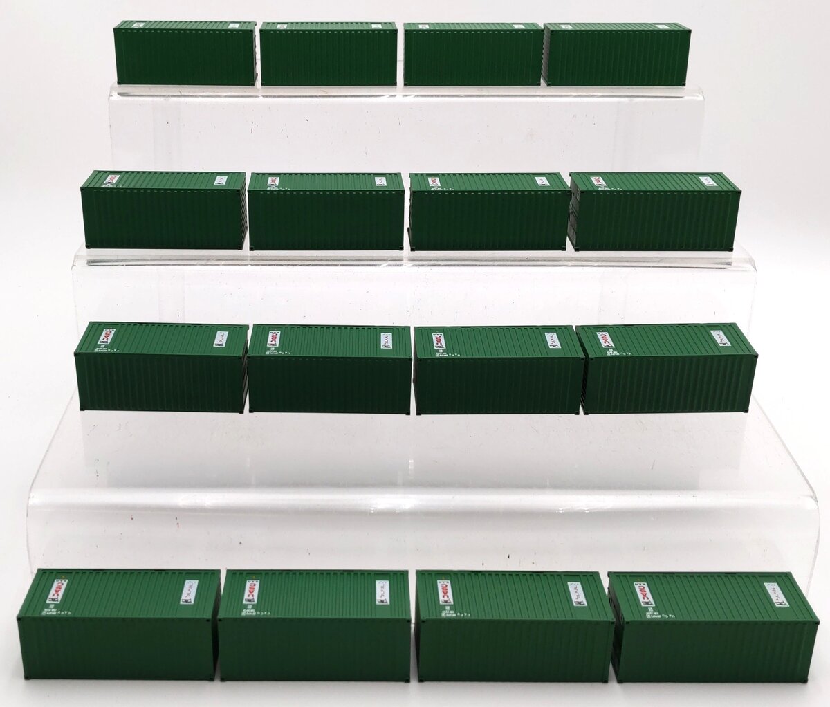Walthers 933-1769 HO Scale Plastic 20' Container - UASC [16] EX