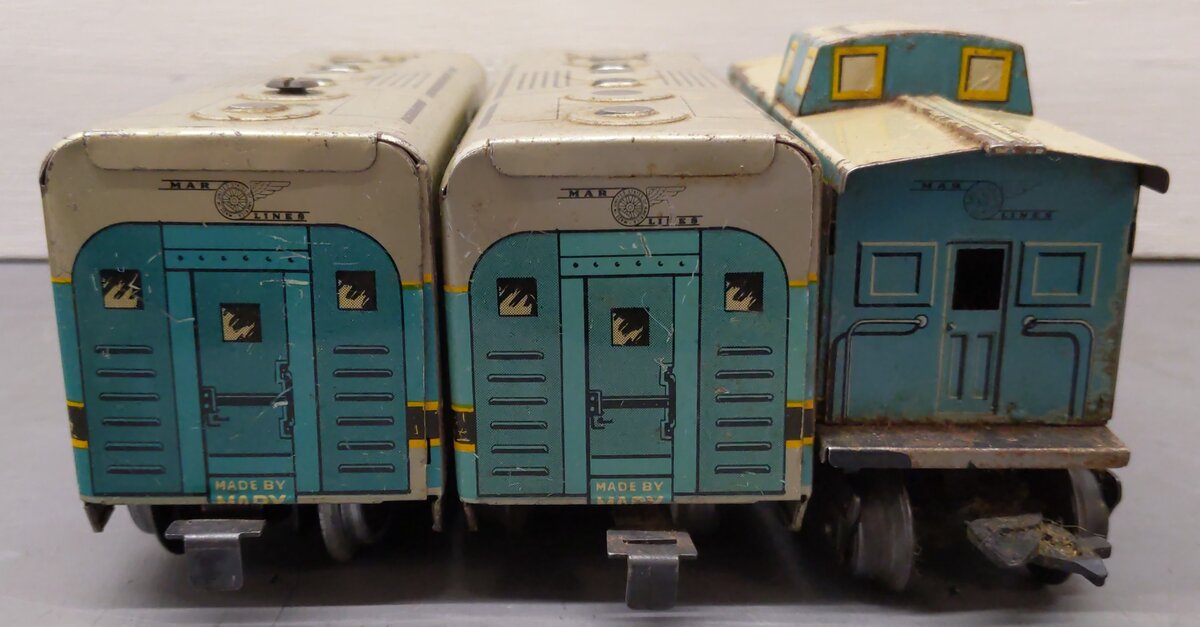 Marx Vintage O Baltimore & Ohio AA Set with Caboose #62, #C511