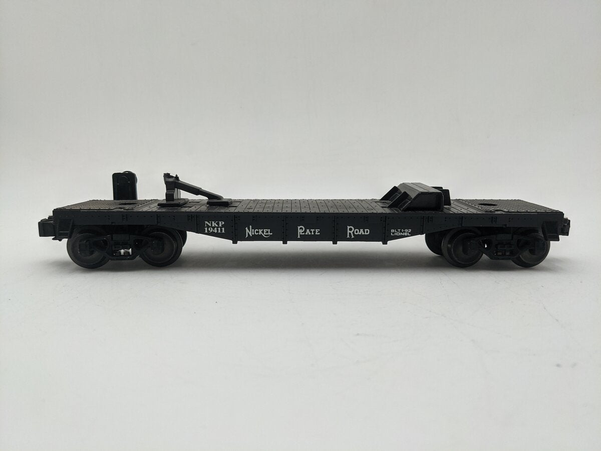 Lionel 6-19411 O Gauge Nickel Plate Road Flatcar EX