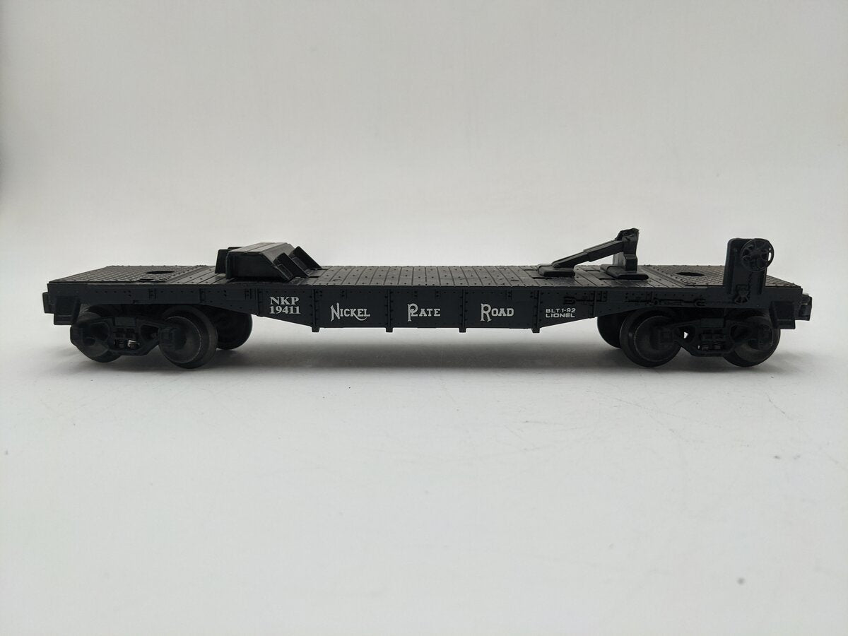 Lionel 6-19411 O Gauge Nickel Plate Road Flatcar EX