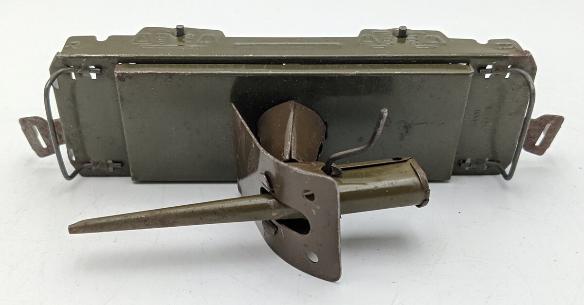 Louis Marx & Co. Vintage O Gauge Army Artillery Flatcar VG