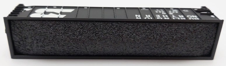 Trainworx Inc 2411-12 N Burlington Northern 100-Ton 4-Bay Hopper #522293 w Coal