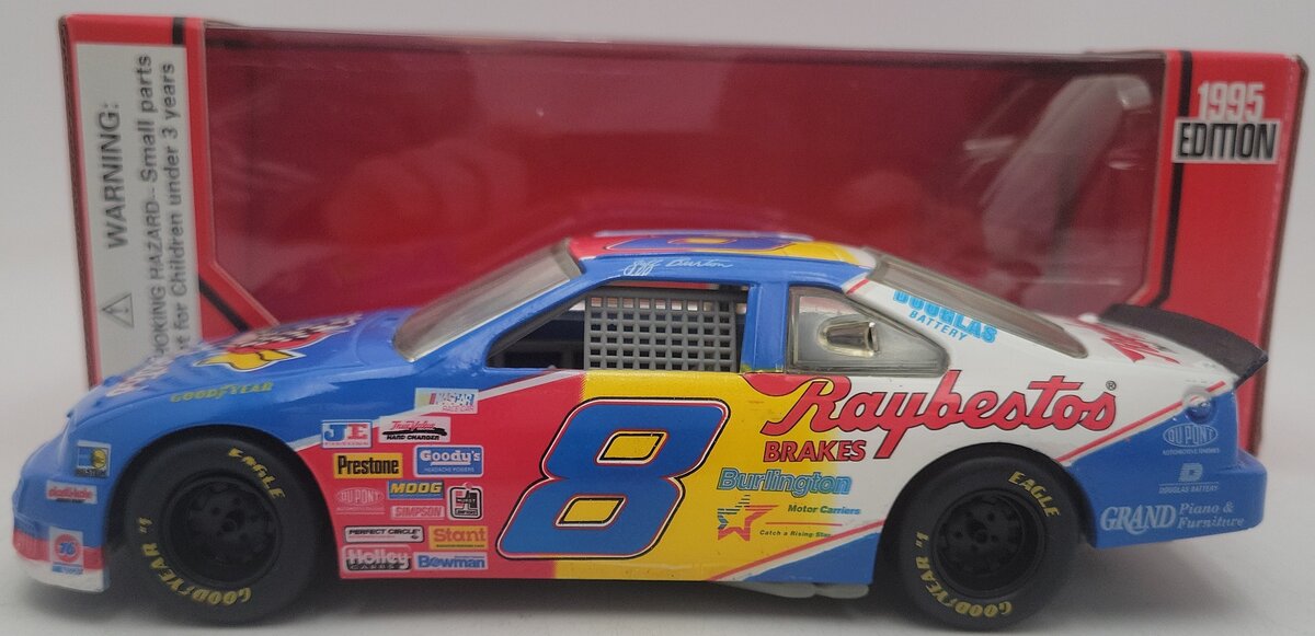 Racing Champions 1995 1:24 Diecast Raybestos Stock Car Replica #8 EX/Box