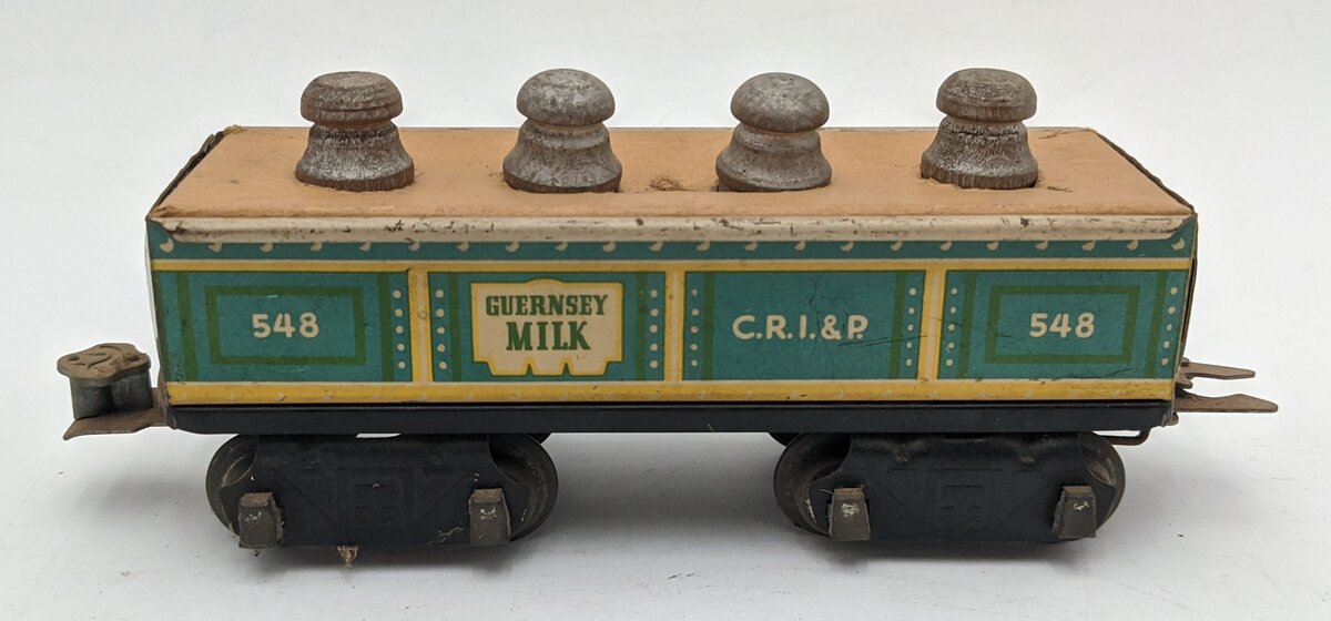 Marx 548 Vintage O C.R.I.&P. Tinplate Gondola VG