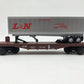Lionel 6-16357 O Gauge Louisville and Nashville Flatcar w/Trailer EX