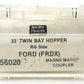 Micro-Trains 05600020 N Ford 33' Twin Bay Rib Side Hopper #2353 EX/Box