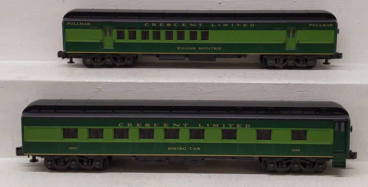 MTH 20-4008 O Gauge Southern Crescent Limited Passenger Car (Set of 2) EX/Box