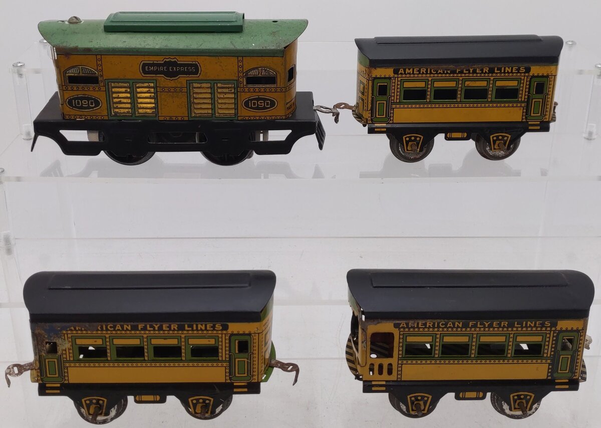 American Flyer 515 Vintage O Electric Passenger Set VG/Box
