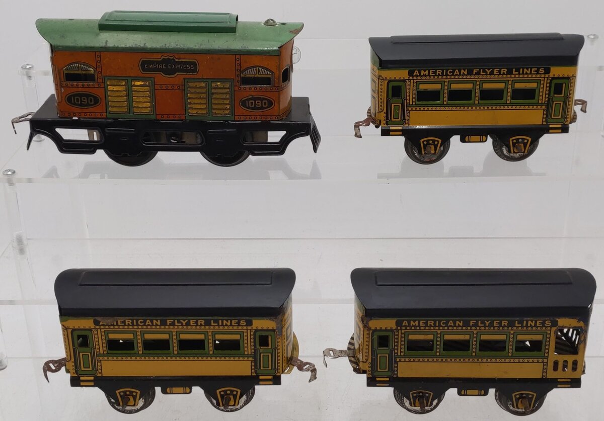 American Flyer 515 Vintage O Electric Passenger Set VG/Box