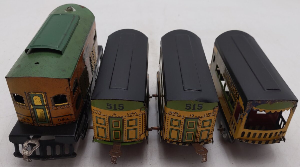 American Flyer 515 Vintage O Electric Passenger Set VG/Box