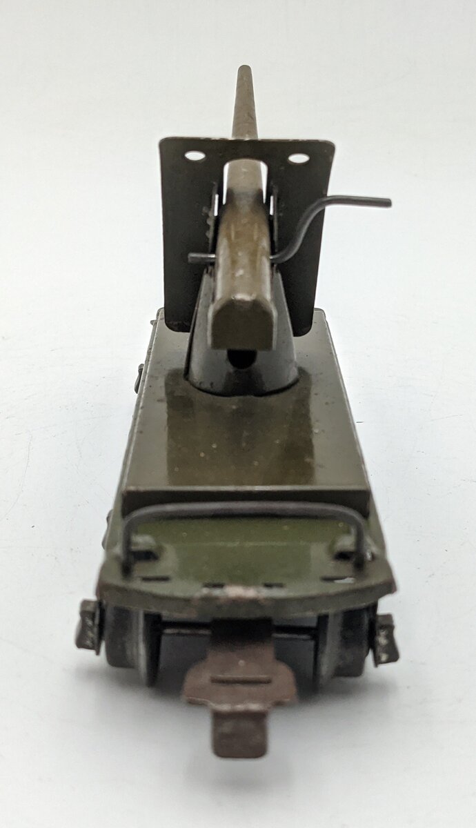 Louis Marx & Co. Vintage O Gauge Army Artillery Flatcar VG