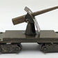 Louis Marx & Co. Vintage O Gauge Army Artillery Flatcar VG