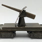 Louis Marx & Co. Vintage O Gauge Army Artillery Flatcar VG