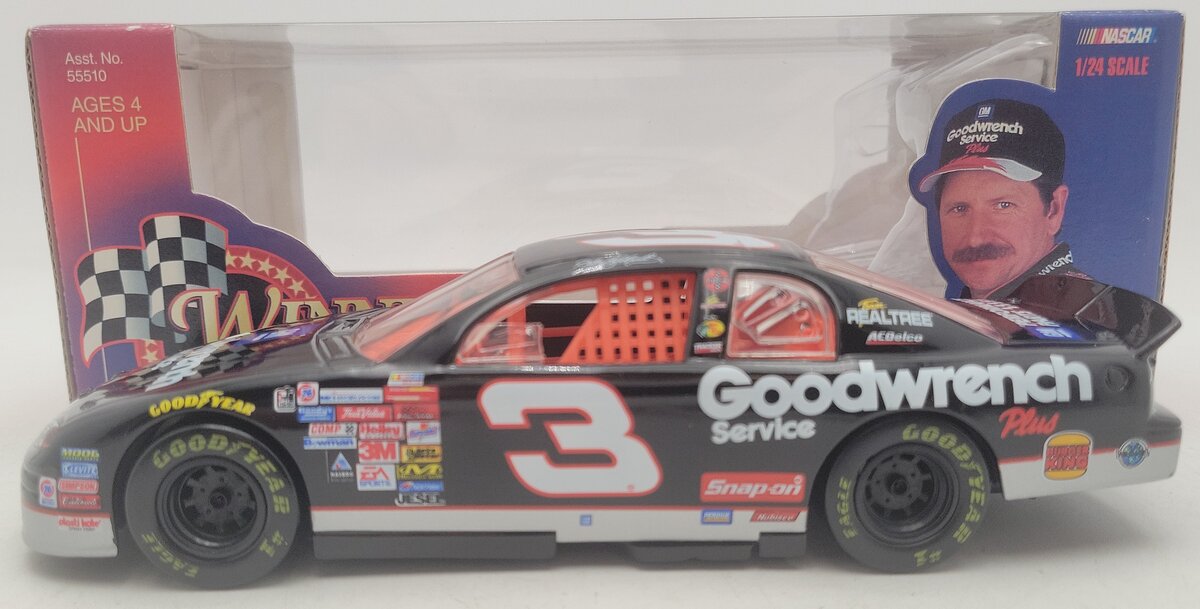 Winners Circle 1:24 Diecast Collectible Goodwrench Stock Car Replica #3 EX/Box