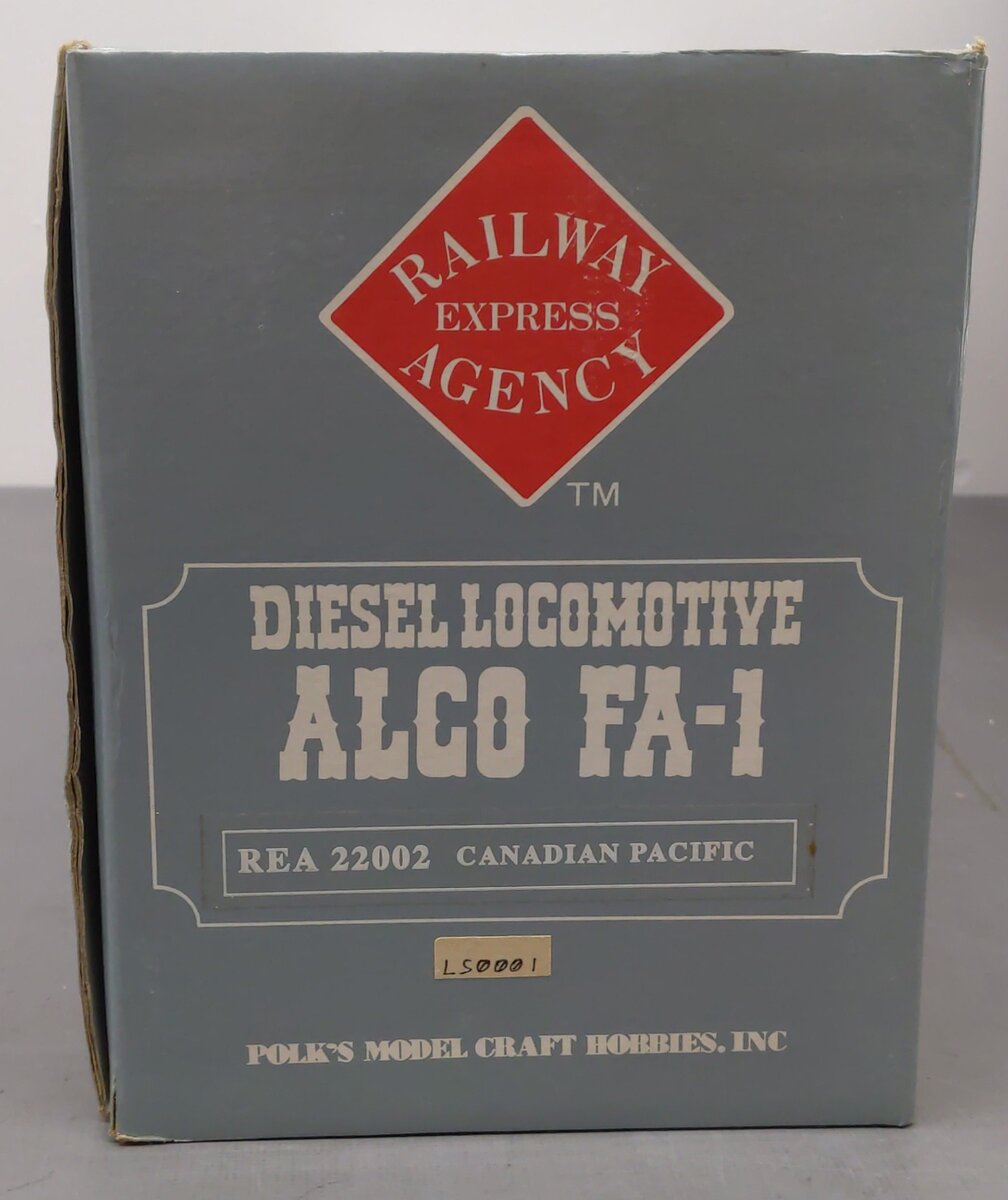 Aristo-Craft 22002 G Canadian Pacific Alco FA-1 Diesel Locomotive EX/Box