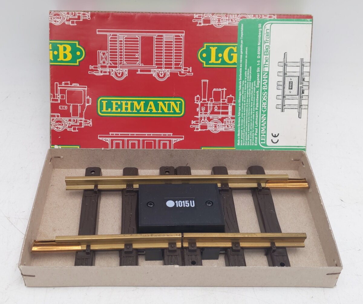 LGB 1015U G Scale Insulated Track Section EX/Box