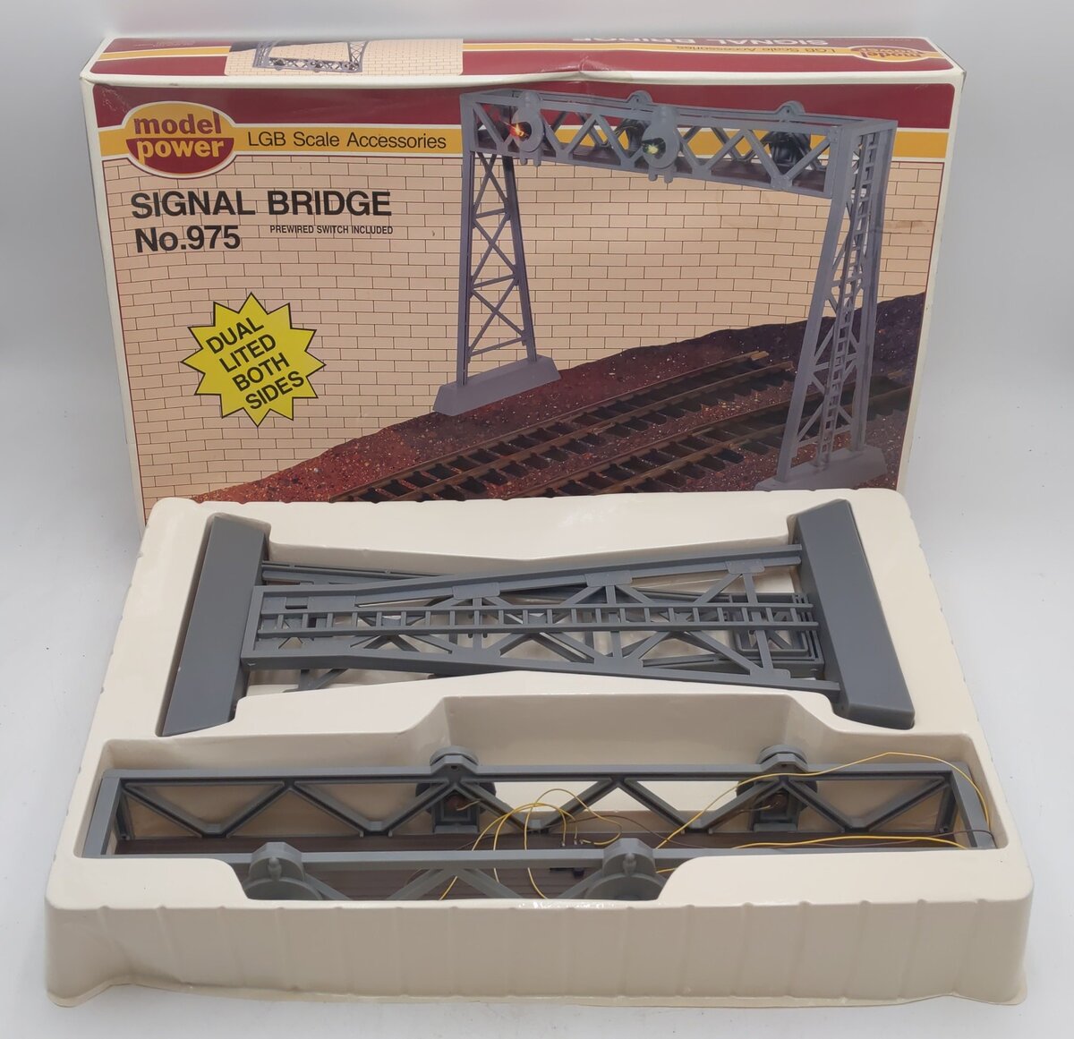 Model Power 975 G Scale Signal Bridge EX/Box