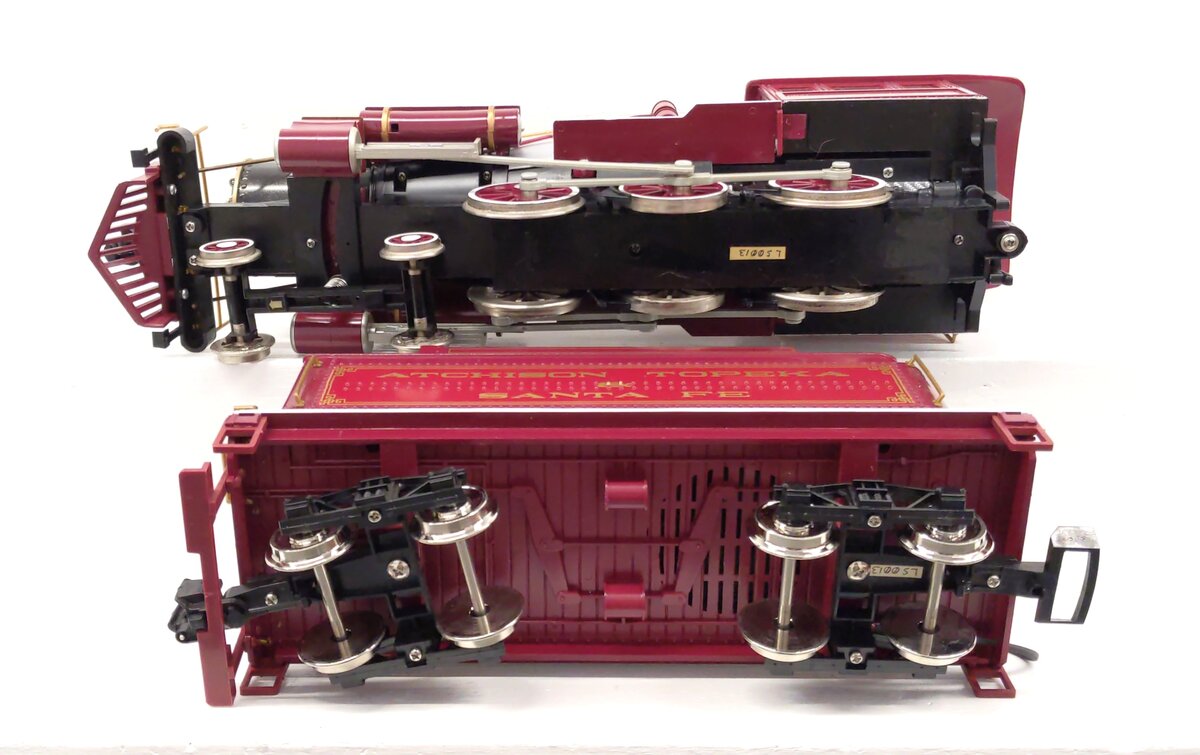 Bachmann 91202 G Scale Santa Fe 4-6-0 Baldwin Steam Locomotive & Tender EX/Box
