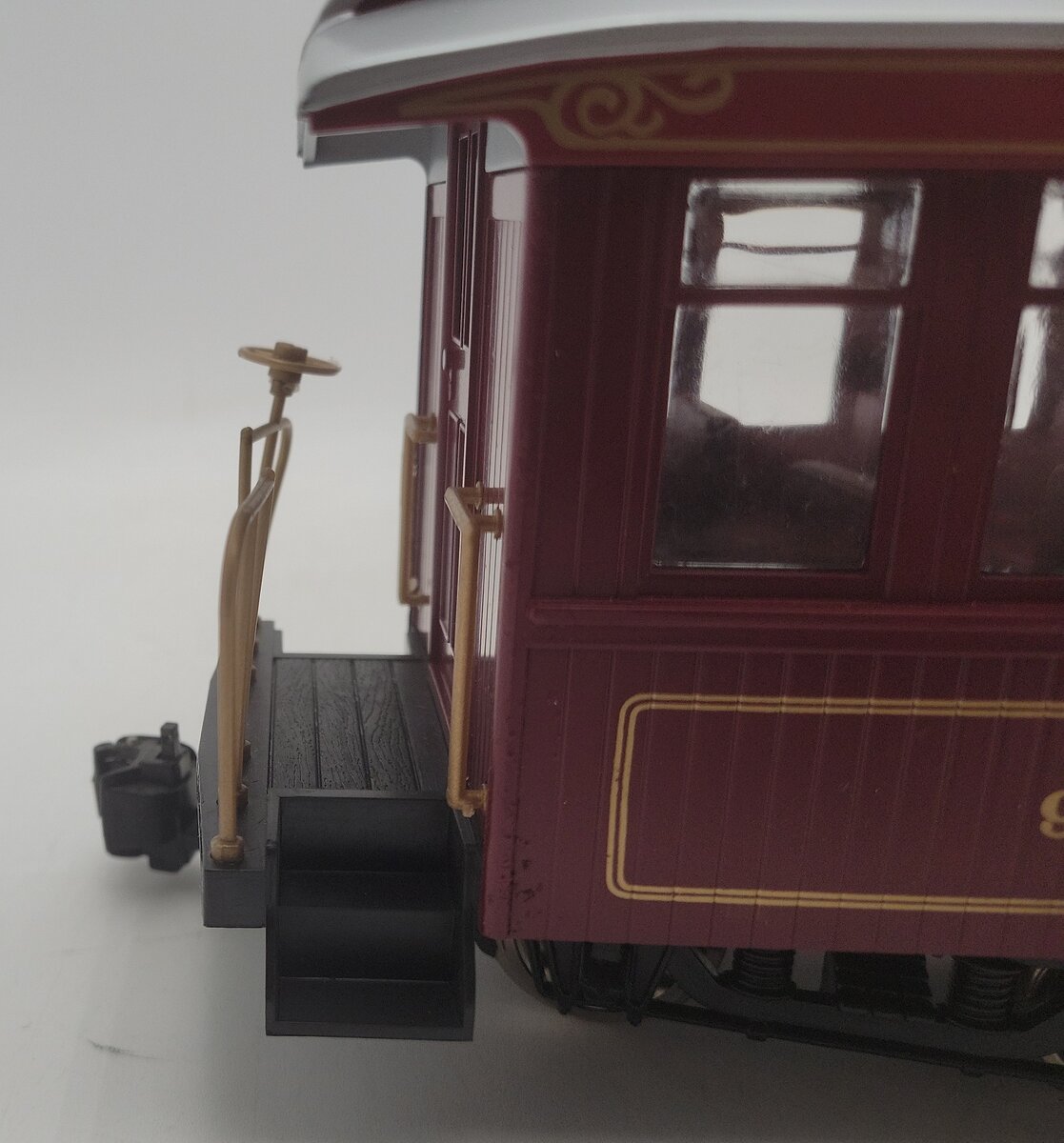 Bachmann 97302 G Scale Santa Fe Observation Car with Light EX/Box