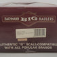 Bachmann 97302 G Scale Santa Fe Observation Car with Light EX/Box