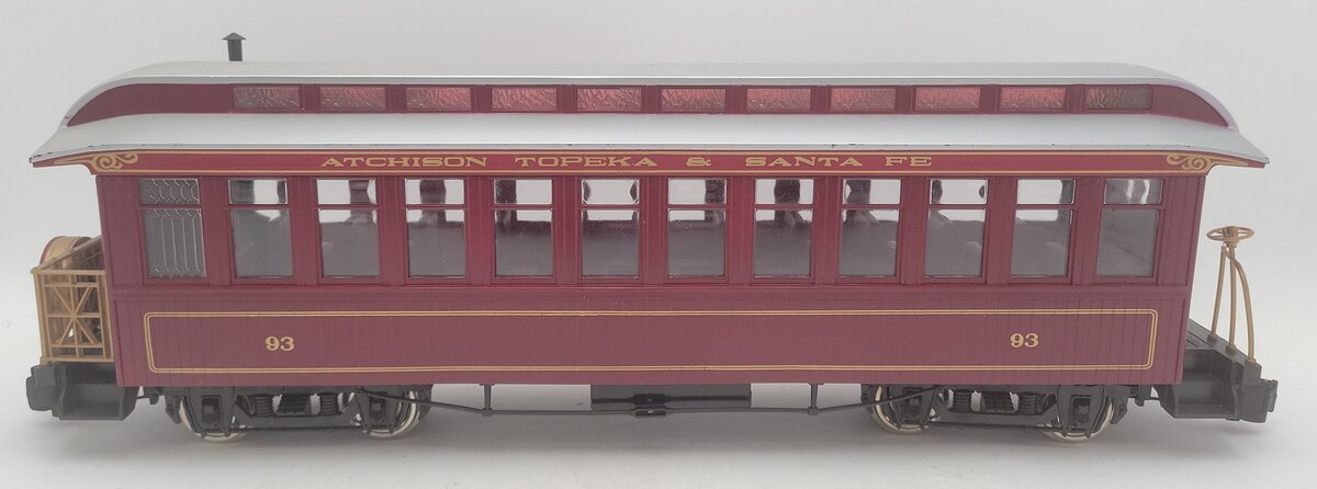 Bachmann 97302 G Scale Santa Fe Observation Car with Light EX/Box