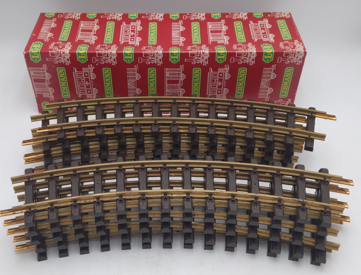 LGB 1500 G Scale Wide Radius Curved Track (10) EX/Box