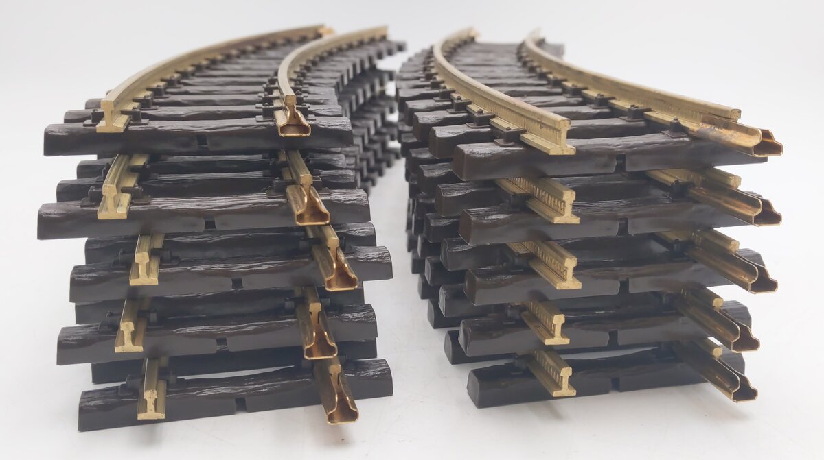 LGB 1500 G Scale Wide Radius Curved Track (10) EX/Box