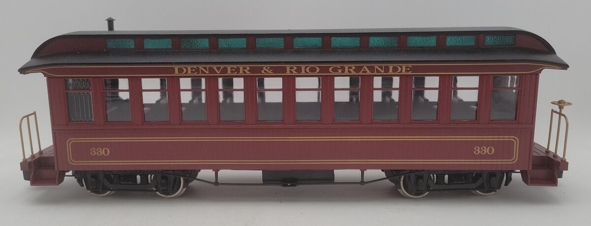 Bachmann 97218 G Scale Denver & Rio Grande Coach Car #330 EX/Box