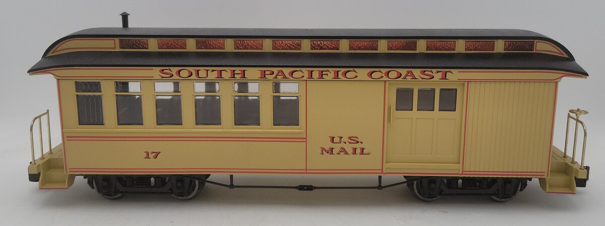 Bachmann 89192 G Scale South Pacific Coast Combine Passenger Car - Metal Wheels EX