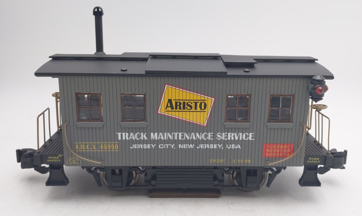 Aristo-Craft 46950 1 Gauge Track Maintenance Service Car/Track Cleaning Car EX/Box
