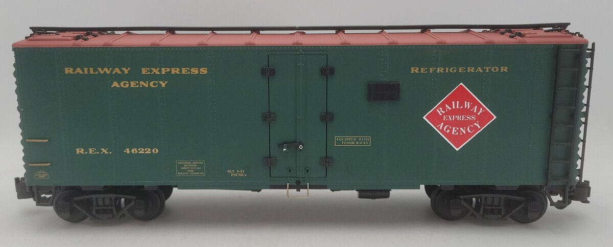 Aristo-Craft 46220 G Scale REA Steel Reefer Car EX/Box