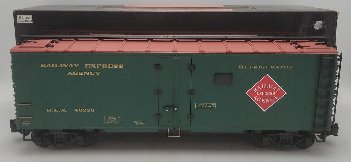 Aristo-Craft 46220 G Scale REA Steel Reefer Car EX/Box