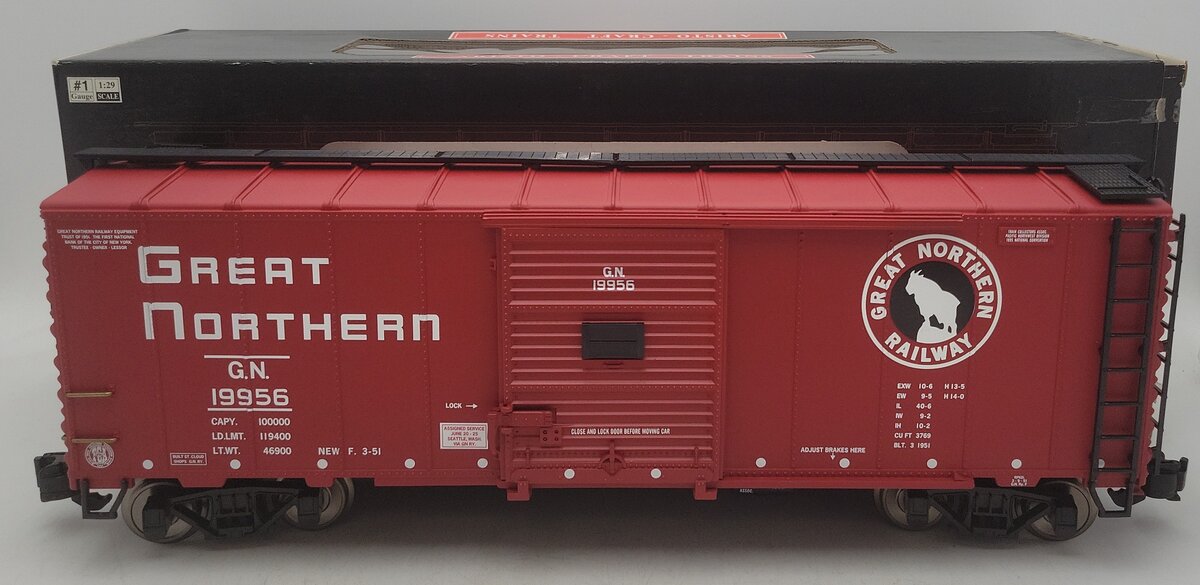 Aristo-Craft 46090 Great Northern Boxcar w/ Metal Wheels EX/Box