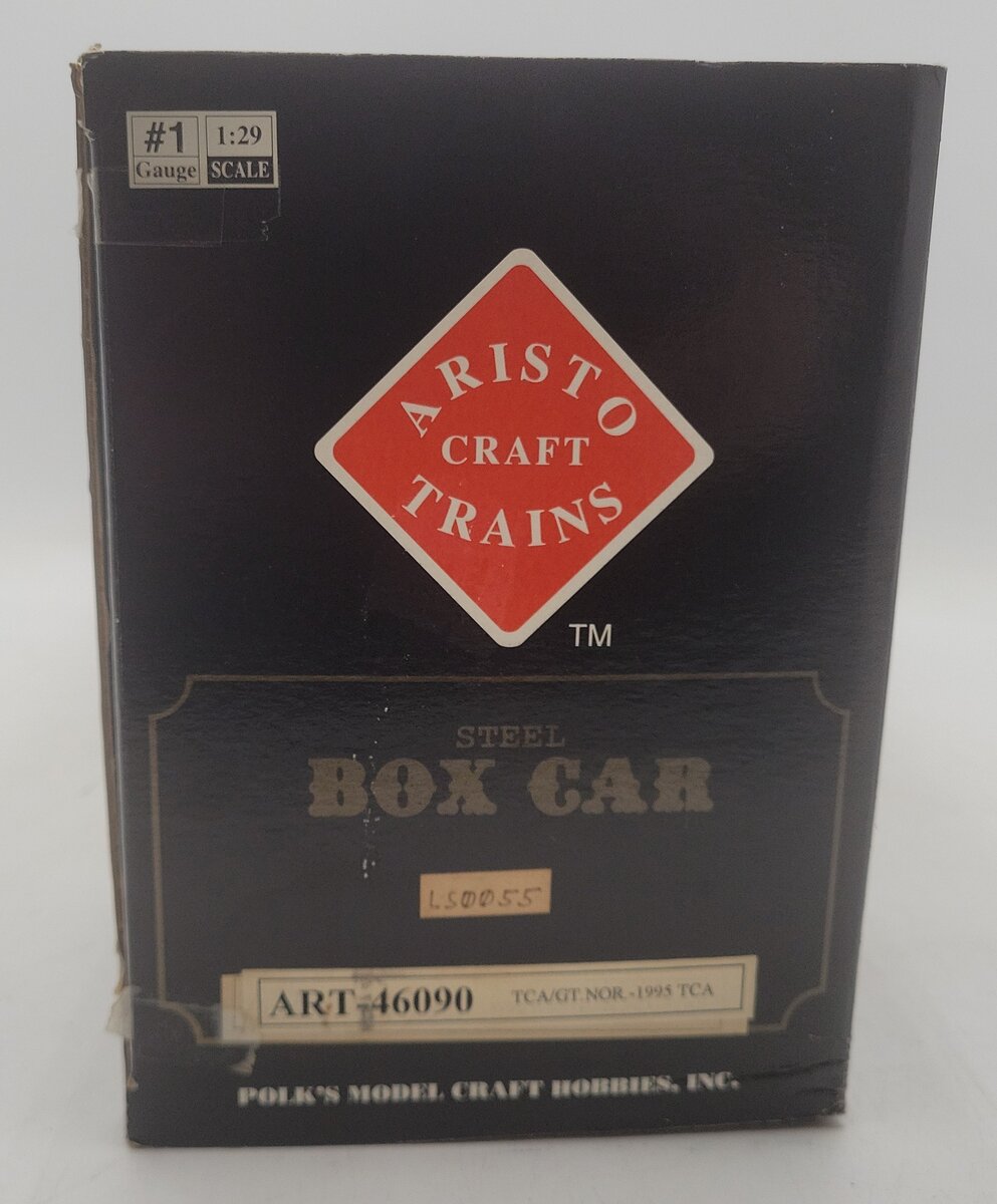 Aristo-Craft 46090 Great Northern Boxcar w/ Metal Wheels EX/Box