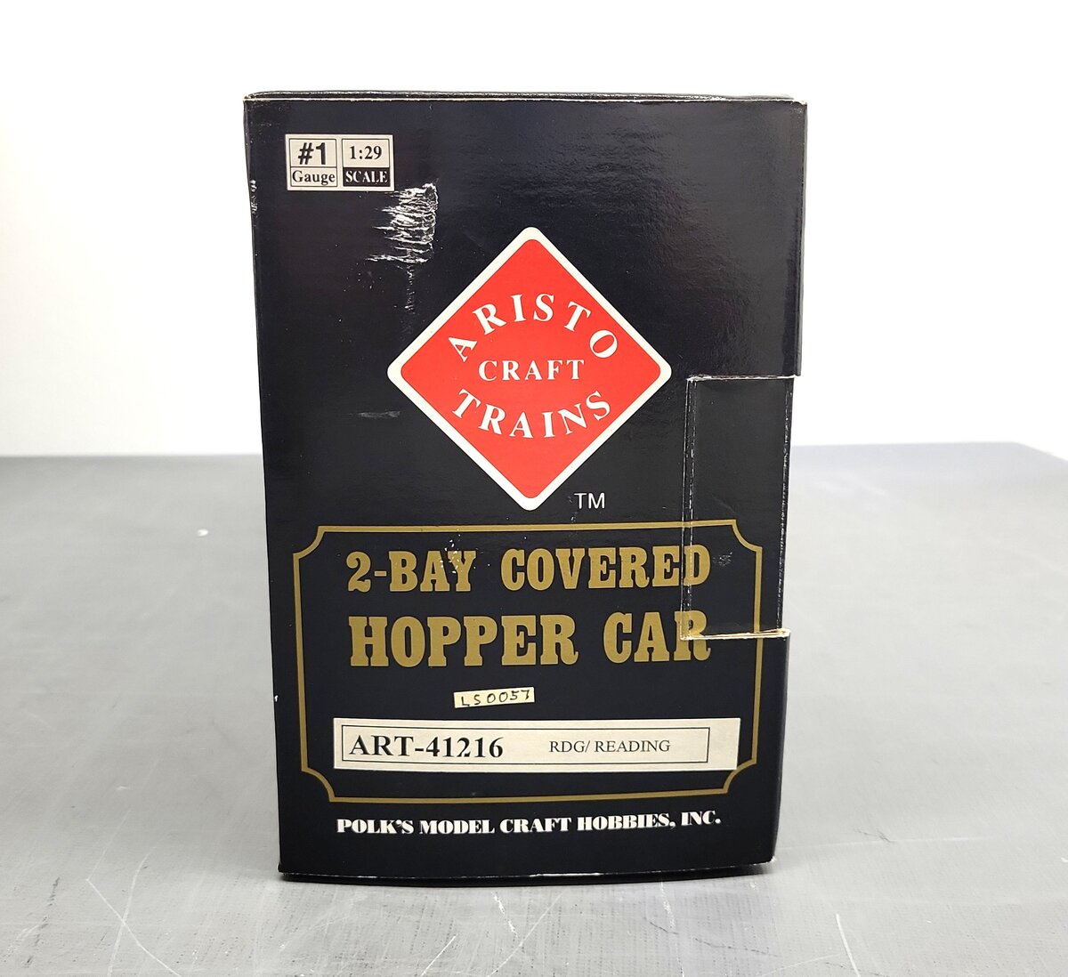 Aristo-Craft 41216 G Reading 2-Bay Covered Hopper #41216 w/ Metal Wheels LN/Box