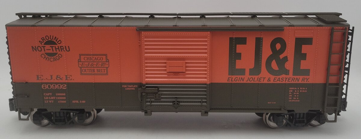 Aristo-Craft 46089 G Scale RARE Elgin Joliet & Eastern Special Run Boxcar LN/Box
